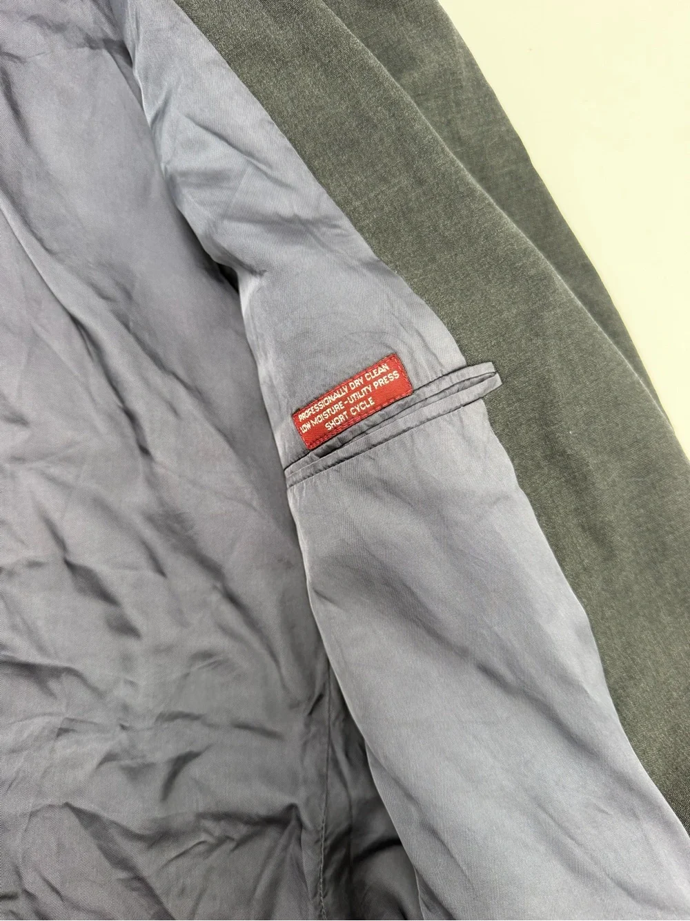 J.S. A. Bank Executive Collection Gray Wool Blend Sport Coat Blazer Appr 42R USA